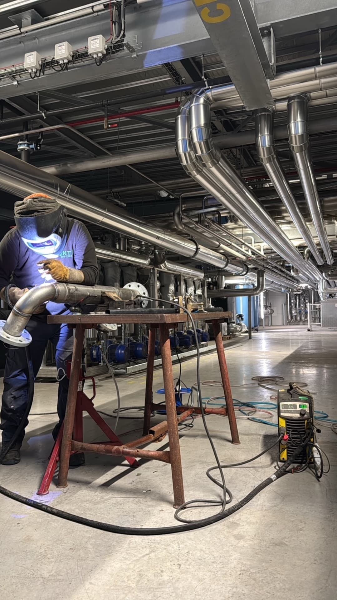 Soudure en usine
