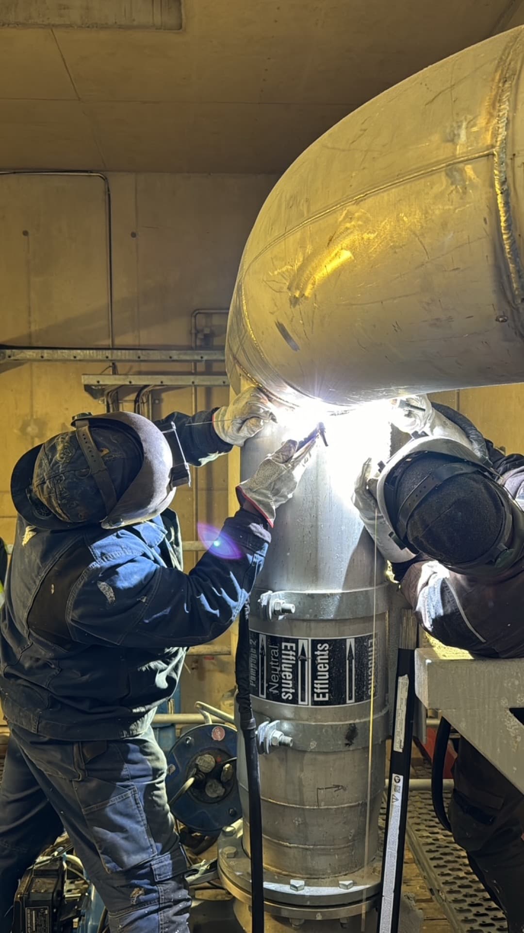 Soudure en usine